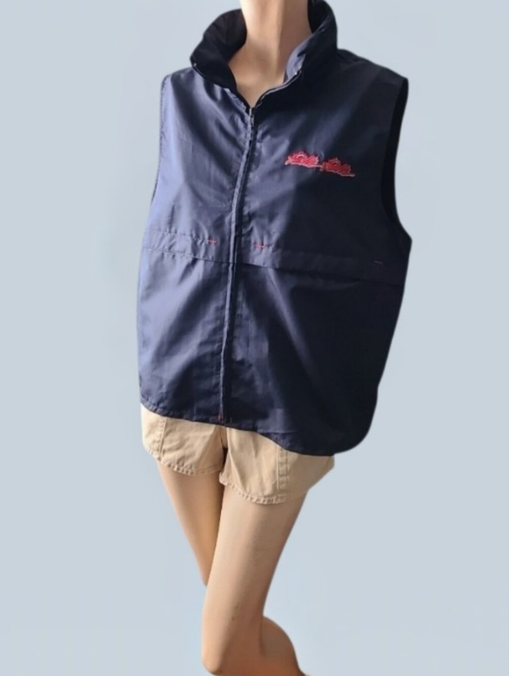 Vintage Pelle Pelle Marc Buchanan Technical Windbreaker Hooded Utility Vest M